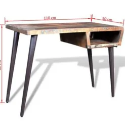 vidaXL - Bureau - Multikleur - Hout