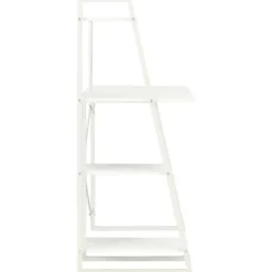 vidaXL - Bureau - Wit - Bewerkt hout