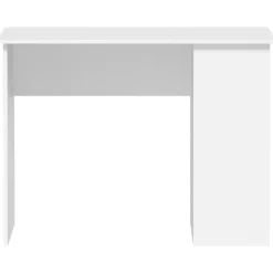 vidaXL - Bureau - Wit - Bewerkt hout