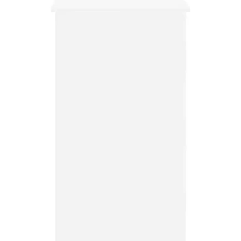 vidaXL - Bureau - Wit - Bewerkt hout