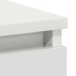 vidaXL - Bureau - Wit - Bewerkt hout