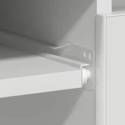 vidaXL - Bureau - Wit - Bewerkt hout