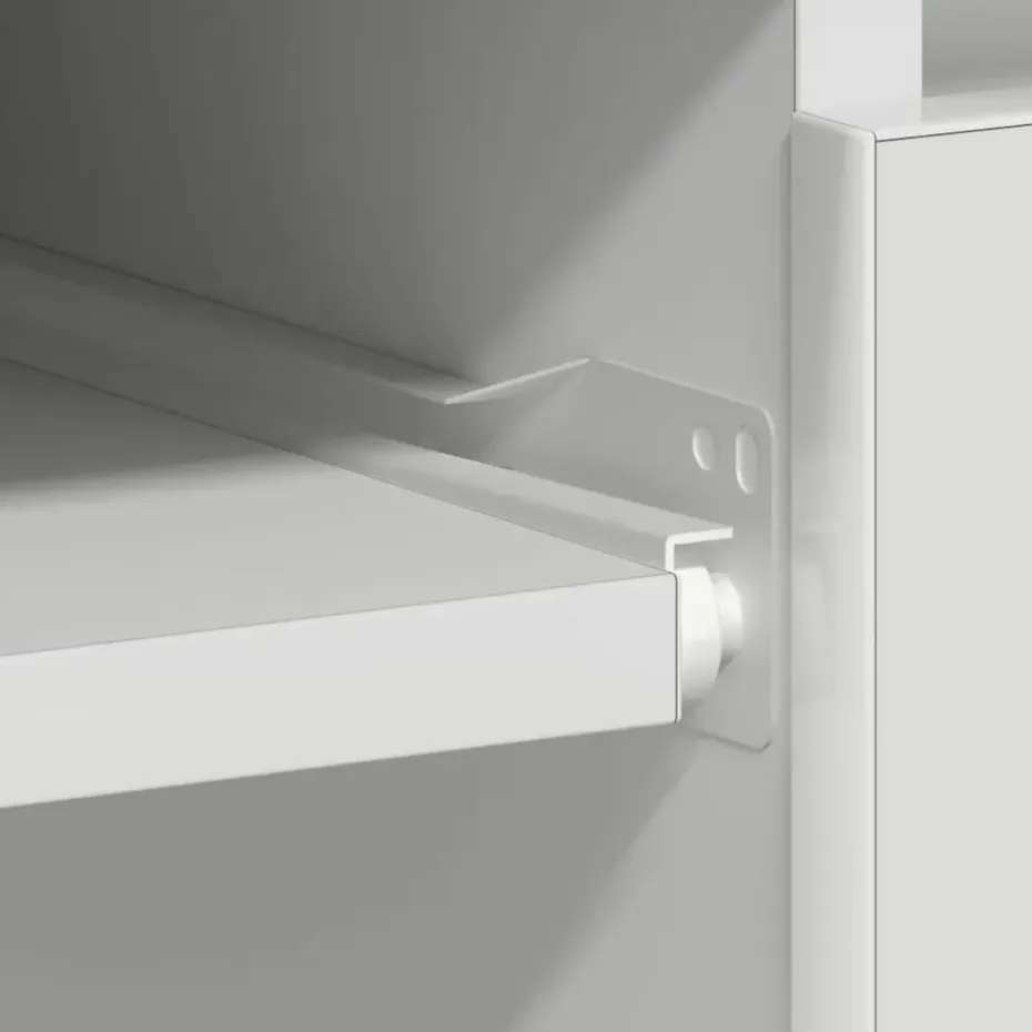 vidaXL - Bureau - Wit - Bewerkt hout