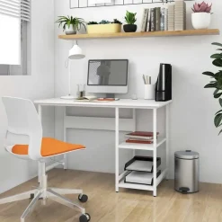 vidaXL - Bureau - Wit - MDF