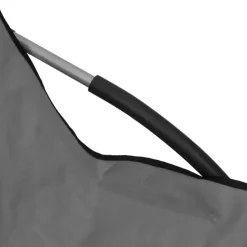 vidaXL - Campingstoel - Grijs - Stof - 2 stuks