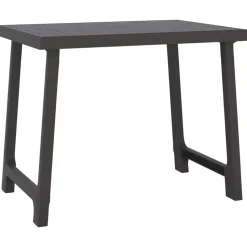 vidaXL - Campingtafel - Antracietkleurig - Polypropyleen - 79x56x64 cm