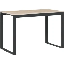 vidaXL - Computertafel - Bruin - Bewerkt hout