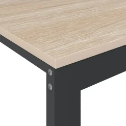 vidaXL - Computertafel - Bruin - Bewerkt hout