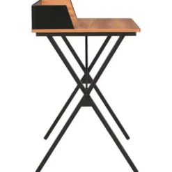 vidaXL - Computertafel - Zwart - Bewerkt hout