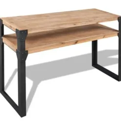 vidaXL - Consoletafel - Bruin - Hout