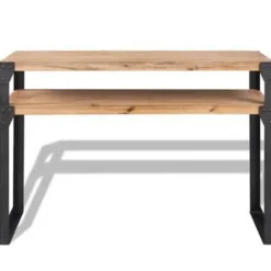 vidaXL - Consoletafel - Bruin - Hout