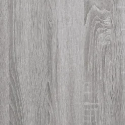 vidaXL - Consoletafel - Grijs sonoma eiken - Bewerkt hout - 180x23x75 cm