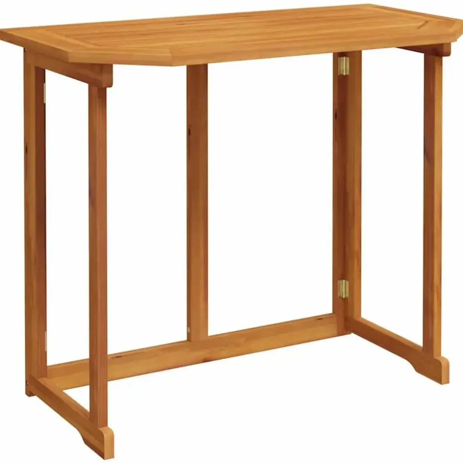 vidaXL - 3-delige tuin bistroset 5 persoonen - Massief acaciahout