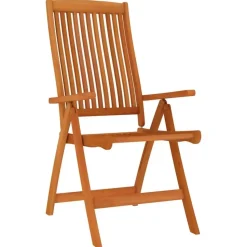 vidaXL - 7-delige Tuinset 6 fauteuils massief eucalyptushout - (150-200)x100 cm