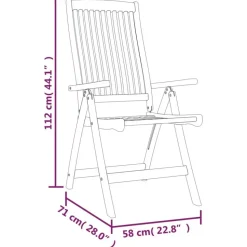 vidaXL - 7-delige Tuinset 6 fauteuils massief eucalyptushout - (150-200)x100 cm