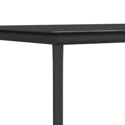 vidaXL - 5-delige Tuinset 4 fauteuils - Zwart - Textileen - 160x80 cm