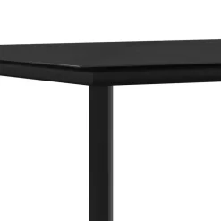 vidaXL - 5-delige Tuinset 4 fauteuils - Zwart - Textileen - 80x80 cm