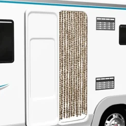 vidaXL - Deurgordijn - Beige - Polypropyleen