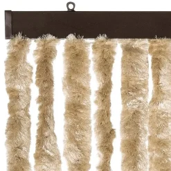 vidaXL - Deurgordijn - Beige - Polypropyleen - 90 x 200 cm