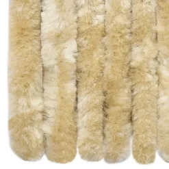 vidaXL - Deurgordijn - Beige - Polypropyleen - 90 x 200 cm