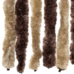 vidaXL - Deurgordijn - Bruin - Polypropyleen