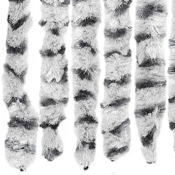 vidaXL - Deurgordijn - Grijs - Polypropyleen