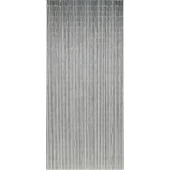 vidaXL - Deurgordijn - Grijs - Bamboe - 90 x 200 cm