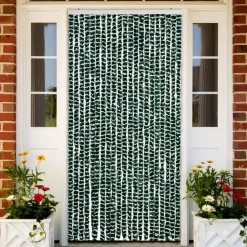 vidaXL - Deurgordijn - Groen - Polypropyleen - 90 x 220 cm