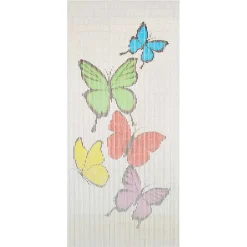 vidaXL - Deurgordijn - Multikleur - Bamboe - 90 x 200 cm