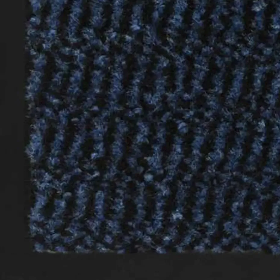 vidaXL - Deurmat - Blauw - Stof - 80 x 120 cm