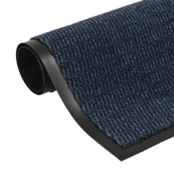 vidaXL - Deurmat - Blauw - Stof - 40 x 60 cm