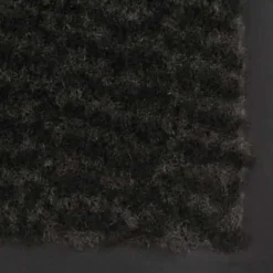 vidaXL - Deurmat - Zwart - Stof - 80 x 120 cm