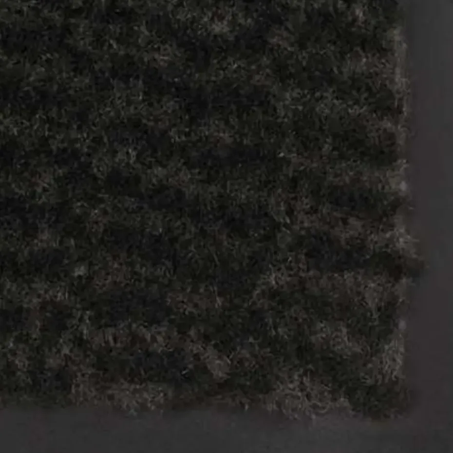 vidaXL - Deurmat - Zwart - Stof - 80 x 120 cm