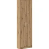 vidaXL - 2-deurs Kledingkast met planken - Hout - Artisan eiken - 55x25x189 cm