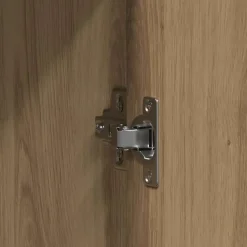 vidaXL - 2-deurs Kledingkast met planken - Hout - Artisan eiken - 55x25x189 cm