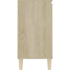 vidaXL - Dressoir - Bruin - Bewerkt hout