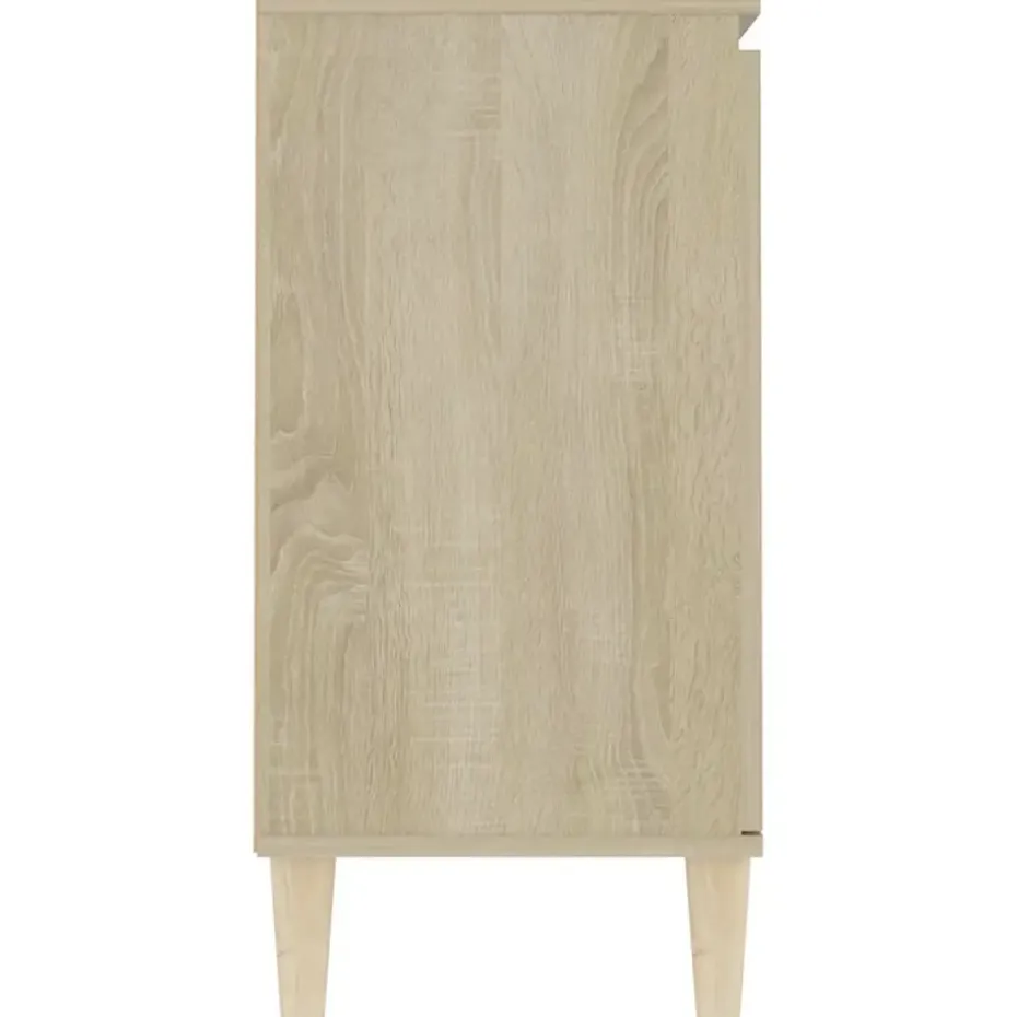 vidaXL - Dressoir - Bruin - Bewerkt hout