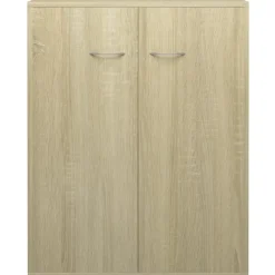 vidaXL - Dressoir - Bruin - Bewerkt hout