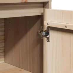 vidaXL - Dressoir - Bruin - Grenenhout - 2 stuks