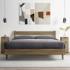 vidaXL - Dressoir - Bruin - Bewerkt hout - 2 stuks