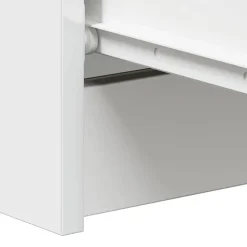 vidaXL - Dressoir - Wit - Bewerkt hout