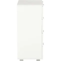 vidaXL - Dressoir - Wit - Bewerkt hout