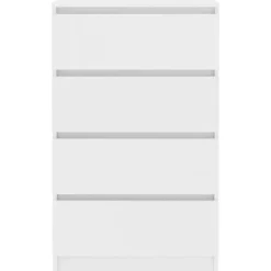 vidaXL - Dressoir - Wit - Bewerkt hout