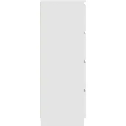 vidaXL - Dressoir - Wit - Bewerkt hout