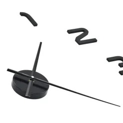 vidaXL - 3d-wandklok - Zwart - Acryl