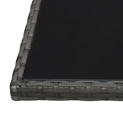vidaXL - Eethoek - Grijs - Poly rattan