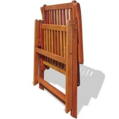 vidaXL - Eetkamerstoel - Bruin - Hout