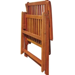 vidaXL - Eetkamerstoel - Bruin - Hout