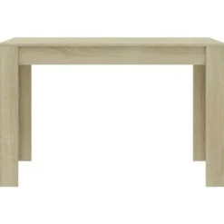 vidaXL - Eettafel - Bruin - Bewerkt hout