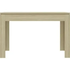 vidaXL - Eettafel - Bruin - Bewerkt hout